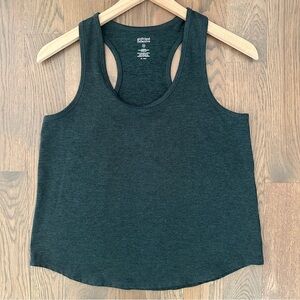 Girlfriend Collective Reset Relaxed Eco Sustainable Soft Racerback Tank Moss M